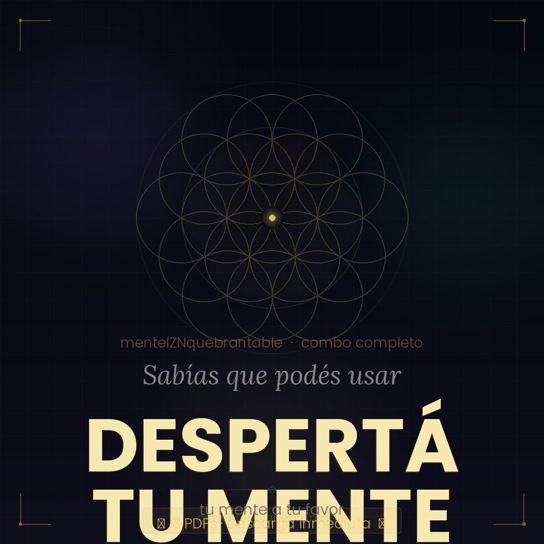 Despertá Tu Mente — El combo completo para usar tu mente a tu favor